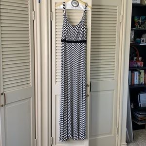 Cotton stretch maxi dress